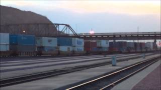 preview picture of video 'Railfanning Barstow, CA 1/3/2014'