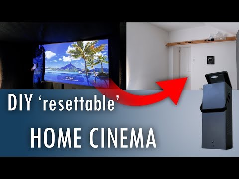 Make an Easily-Reset Home Cinema - ft. 4K laser projector CineBeam