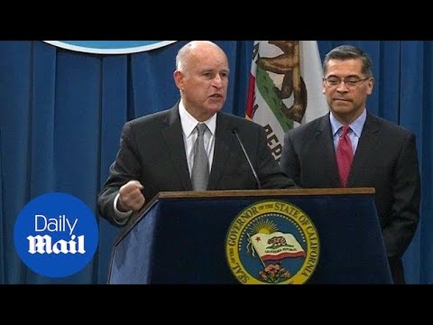 California Governor Jerry Brown fires back at Jeff Sessions - Daily Mail