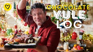 Home Made Chocolate Yule Log
