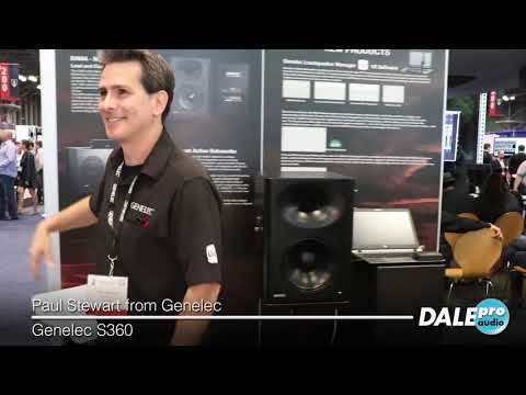Dale Pro Audio - Genelec S360A and 7382 at AES 2018