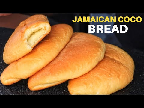 How To Make Jamaican COCO BREAD For Beef Patties | Coconut Buns