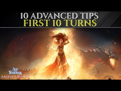 10 Pro STARTING TIPS For The FIRST 10 TURNS - Age Of Wonders 4 Guide