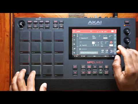 Cookin up a beat with a Tubesynth patch from scratch || AKAI MPC LIVE II