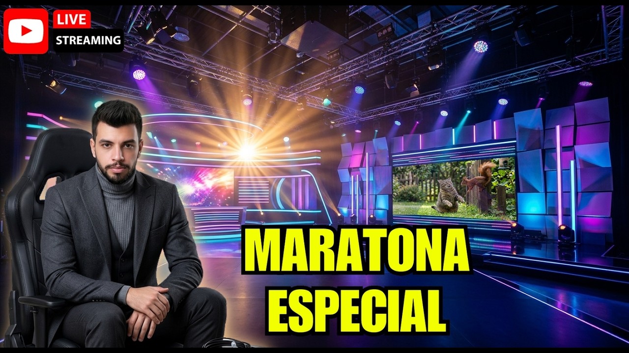 🔴 AO VIVO: A MARATONA CONTINUA! + SORTEIOS AGORA E REACÇÕES! 🎁