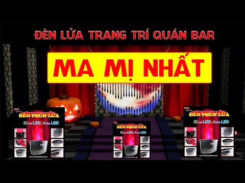 Đèn lửa giả loại lớn tạo ánh sáng lửa giống thật dùng trang trí bàn DJ