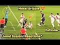 Lionel Scaloni Reactions to Messi Drop Same Defender twice vs peru 🤯🇦🇷🇵🇪