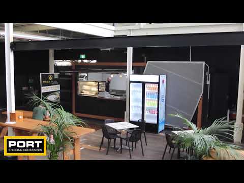 Fast Fuel Shipping Container Cafe - Port Shipping Containers