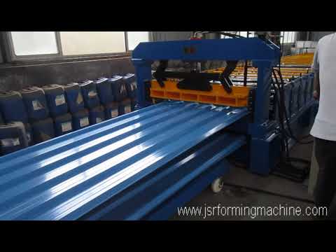 Colour coated sheet roof profile making machine