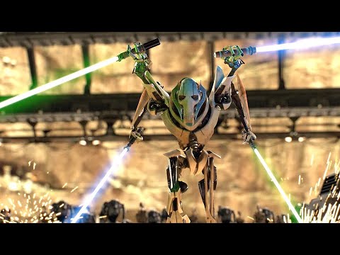 General Grievous vs Obi-Wan Kenobi [4K HDR] - Star Wars: Revenge of the Sith