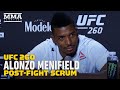 UFC 260: Alonzo Menifield Admits He's Been Studying 'OSP Choke' Since 2007 - MMA Fighting