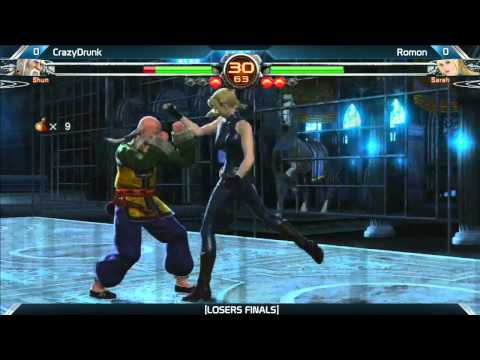 Virtual Fighter 5: Final Showdown Losers Finals CrazyDrunk vs Romon No Mercy Friday (8/31)
