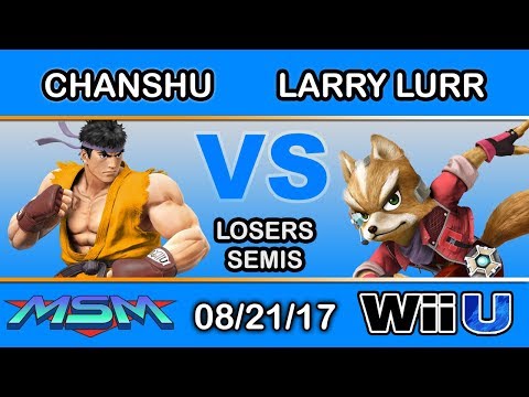 MSM 110 - Chanshu (Ryu) Vs. MSF | Larry Lurr (Fox, Meta Knight) Losers Semis