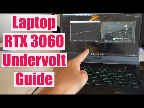 Undervolt your Laptop RTX 3060 for more FPS - Asus TUF F15 Dash