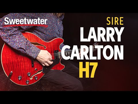 Sire H7 Larry Carlton Signature Electric Guitar 335 Vintage Sunburst NEW image 2