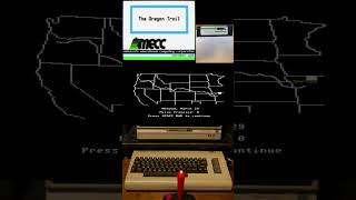 The Oregon trail 1971 on C64 1984