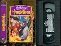 Opening To The Jungle Book US VHS 1997