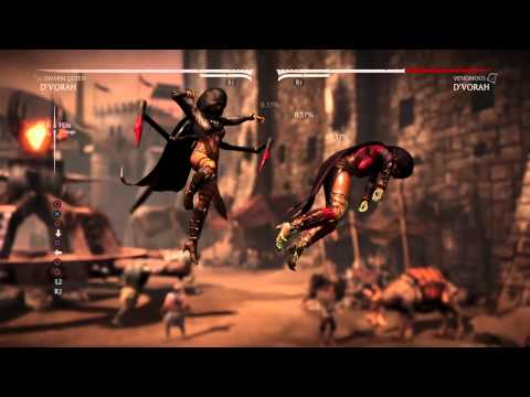 MKX - D'vorah [All Variations] - 50% Combo (X-Ray)