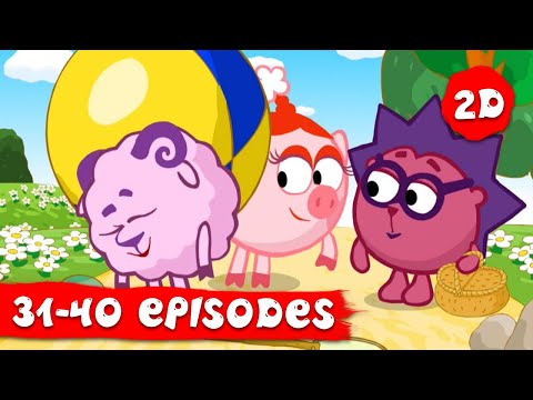 KikoRiki 2D | Full Episodes collection (Episodes 31-40) | Cartoons for Children
