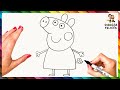 Cómo Dibujar A Peppa Pig Dibujos Para Niños