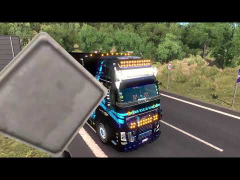 promods 2.50 map expansion(croatia to bosnia) + volvo fh 2009 blueline skin+interior