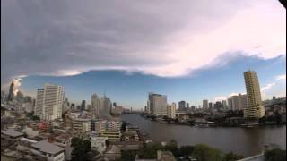 2015-06-04 Timelapse - Day into Night, Chao Phraya River, Bangkok