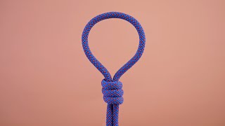Two simple and practical rope knots, knotting methods