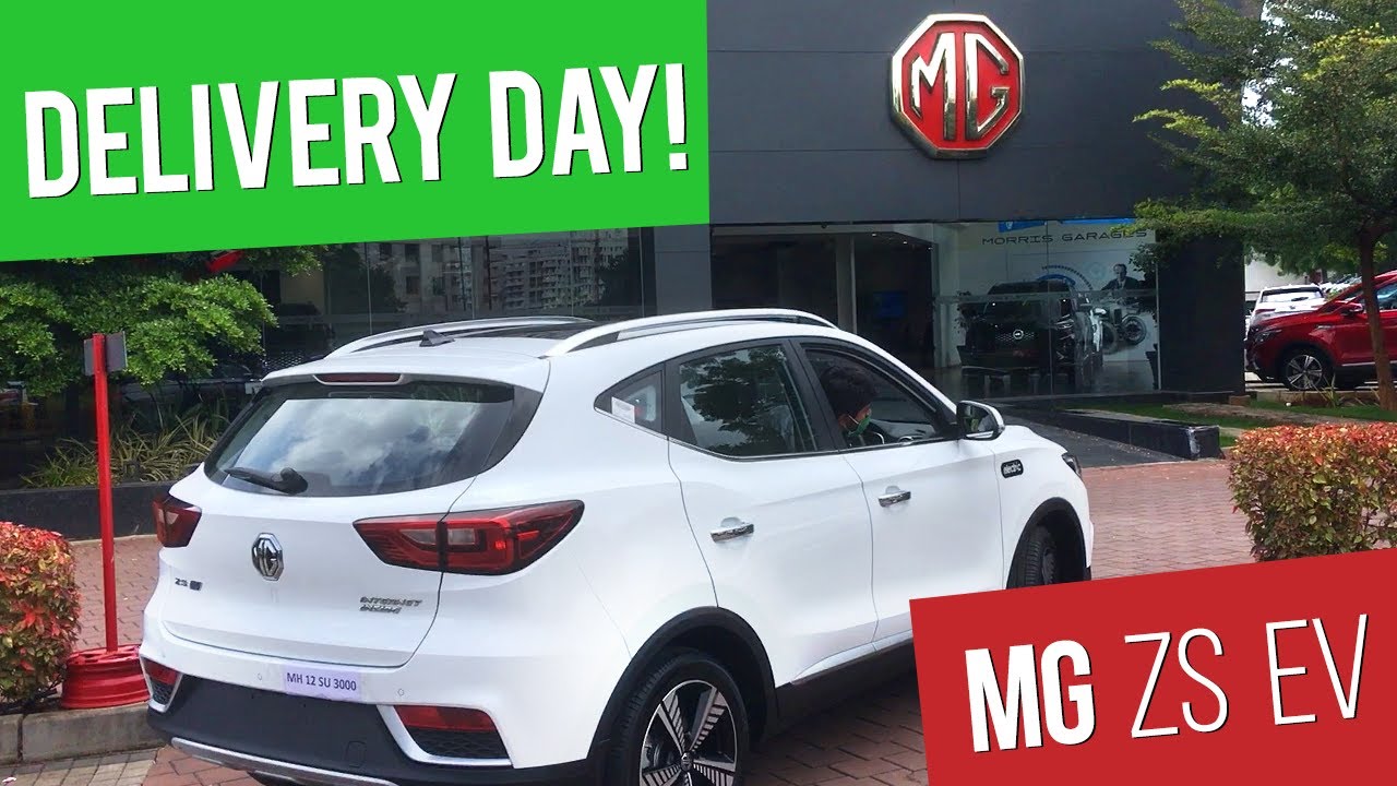 MG ZS EV Electric Car : Delivery Day! | VLOG | हिन्दी subtitles
