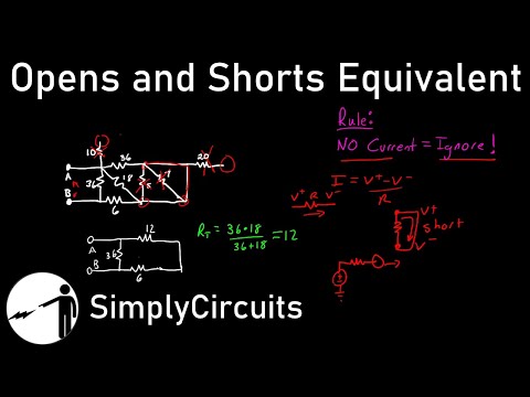 Simplify Resistors with Open and Short Circuits