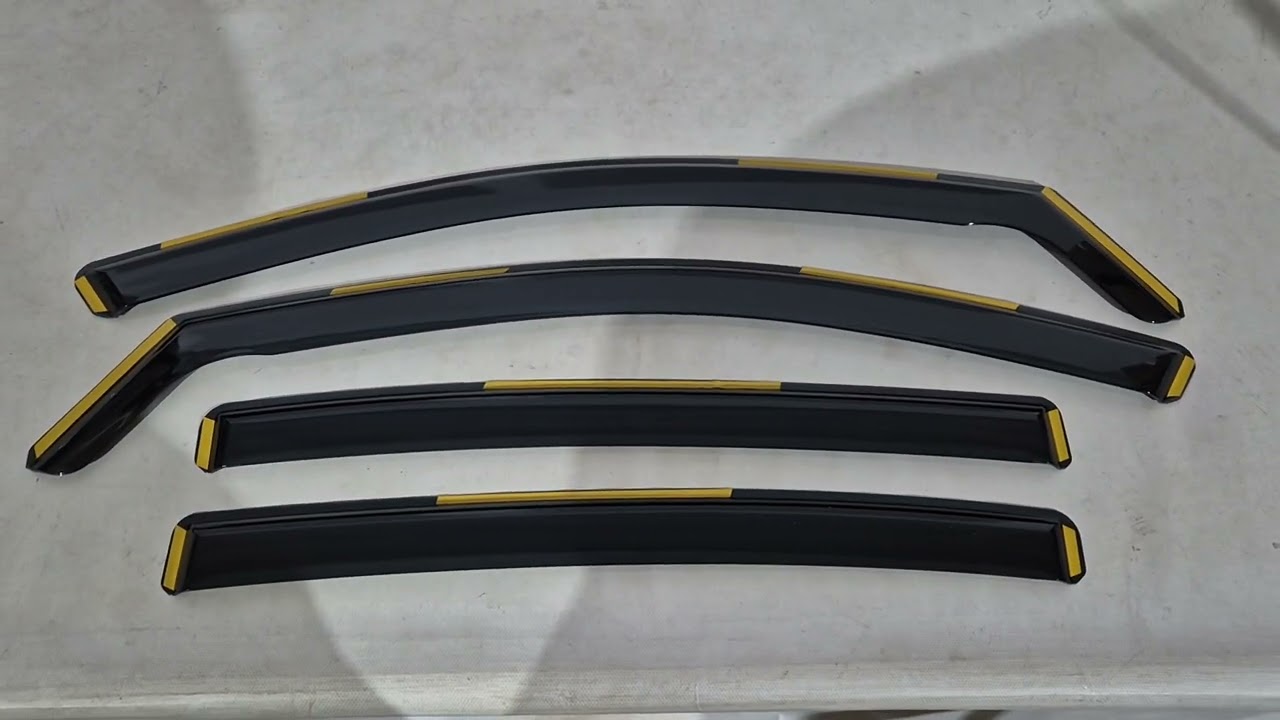 Volkswagen Passat B8 2015-2023 гг. Ветровики вставные Niken Luxury (SD, 4 шт) Video 1