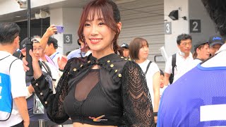 2024 SUPER FORMULA Rd.4 FUJI #50 霧島聖子 B-Max Racing Ambassador 日曜ピットウォーク 4K