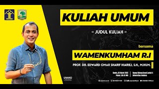 Download lagu Kuliah Umum Wamenkumham RI : Argumentasi Hukum mp3 Download lagu Kuliah Umum Wamenkumham RI : Argumentasi Hukum mp3