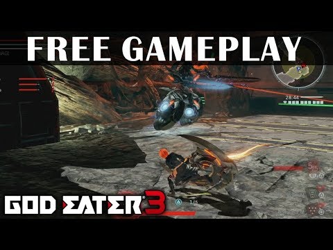 GOD EATER 3 Demo Free Gameplay - Fighting Habakiri (Heavy Moon & Shotgun)