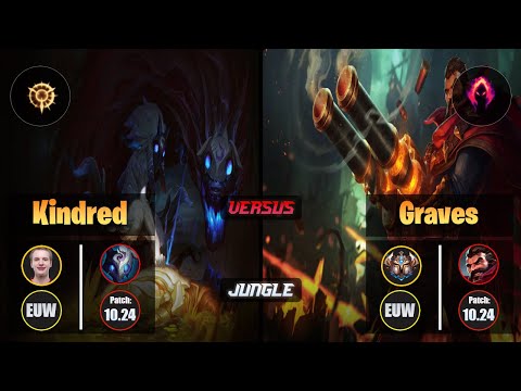 Jankos KINDRED (Jungle) [Press the Attack] VS GRAVES - Challenger EUW Patch 10.24