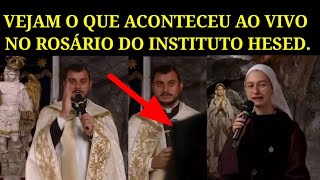 Vejam o Que Aconteceu Ao Vivo No Rosário Do Instituto Hesed.