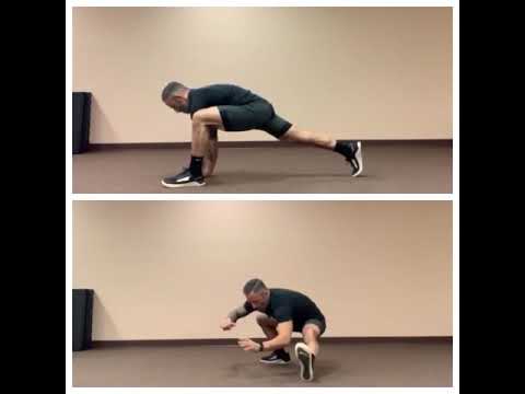 Hip Opening Mountain Climbers to Cossack Squat