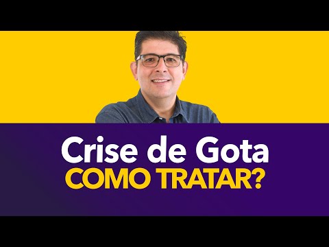 Crise de Gota ácido úrico, como tratar