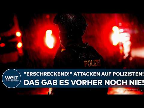 DEUTSCHLAND: "Erschreckend!" Mehr als 45.000 Taten! Attacken gegen Polizisten - das gab es noch nie!