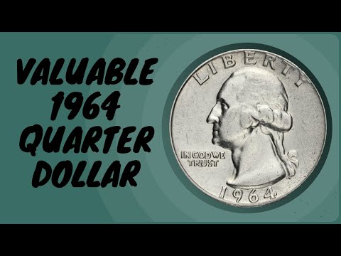 USA 1964 QUARTER DOLLAR WORTH MORE THAN 25 CENTS ,RARE SILVER QUARTER TO LOOK FOR,