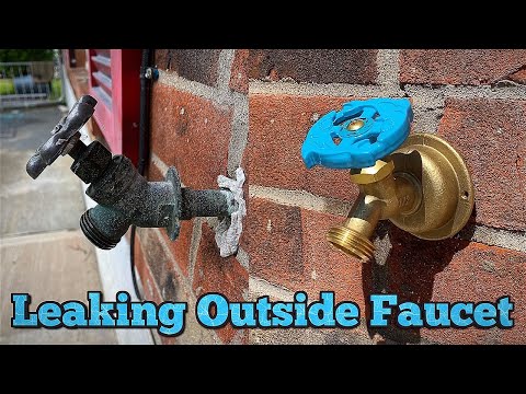 How To Replace a Leaking Outside Faucet In 5 Minutes -...