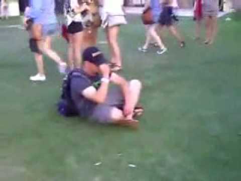 Wasted guy at Coachella 2010 - FRIDAY .wmv