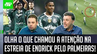‘Gente, vendo o Endrick do estádio, dá para perceber que ele é muito…’: Joia do Palmeiras é elogiada