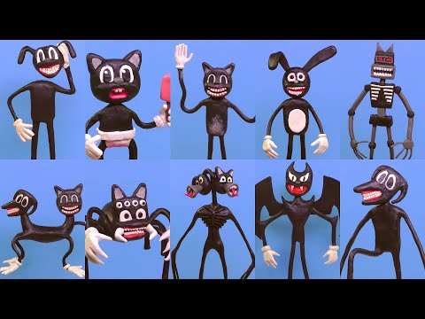 All Cartoon Cats with Clay 😼 Trevor Henderson Creatures