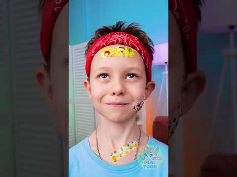 Reverse Time! 🔄💡 Mom’s Band-Aid Hack! 🩹😀✨ #DIYForKids