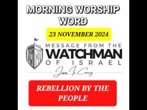 23 NOVEMBER 2024 REBELLION BY THE PEOPLE