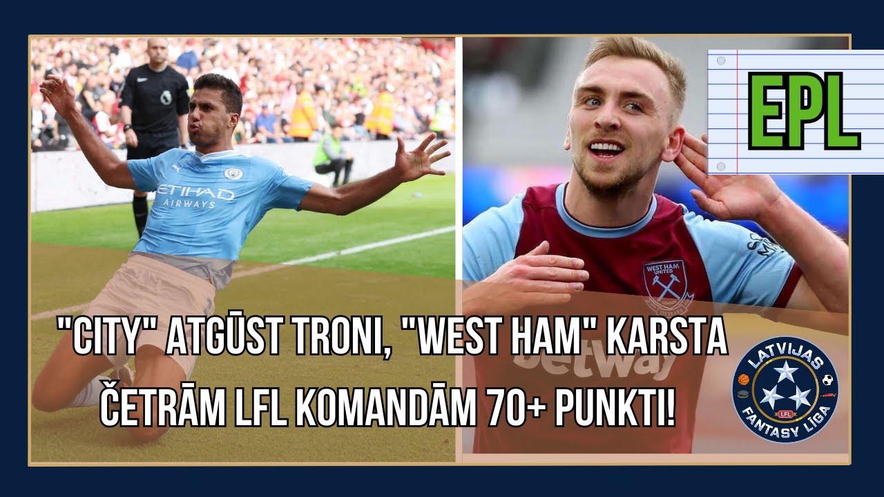 “Manchester City” turpina perfekti, “Raķetes” aizlido kosmosā | EPL FANTASY #4