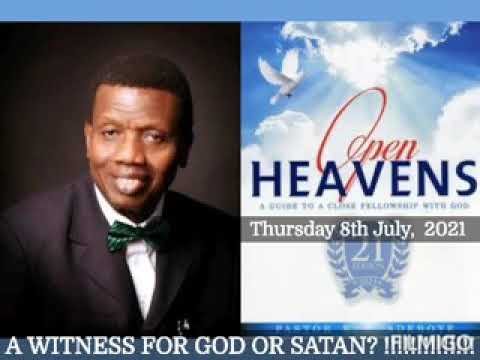 Open Heavens Thursday 8th July, 2021