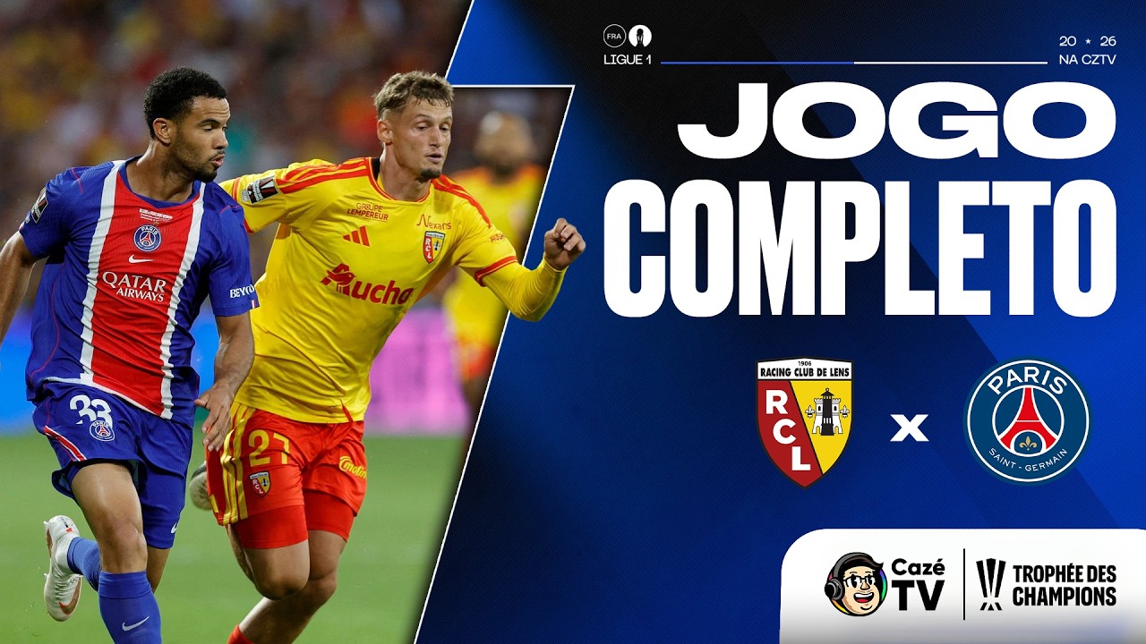 JOGO COMPLETO: PSG X LENS | FINAL DA SUPERCOPA DA FRANÇA