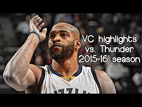 Vince Carter 7 pts & 3 reb vs. Thunder (NBA RS 2015/2016) - 08.12.2015