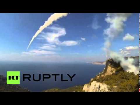 Russia tests Bastion coastal defense systems off Crimea